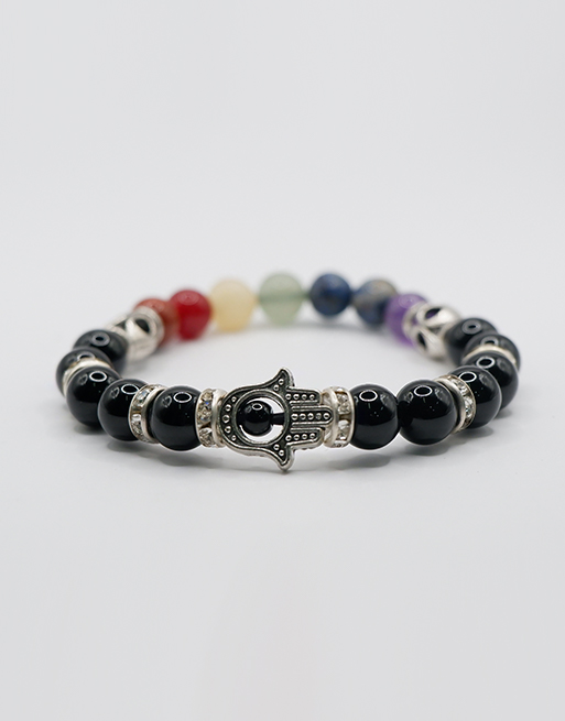 7 Chakra Hamsha Black Onyx 2